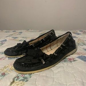 Coach Black Clarisa Loafers